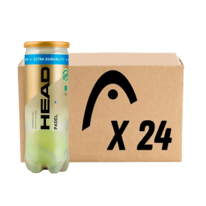 CARTON DE 24 TUBES DE BALLES HEAD PADEL PRO S+
