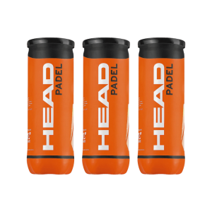 LOT DE 3 TUBES DE BALLES HEAD PADEL TEAM