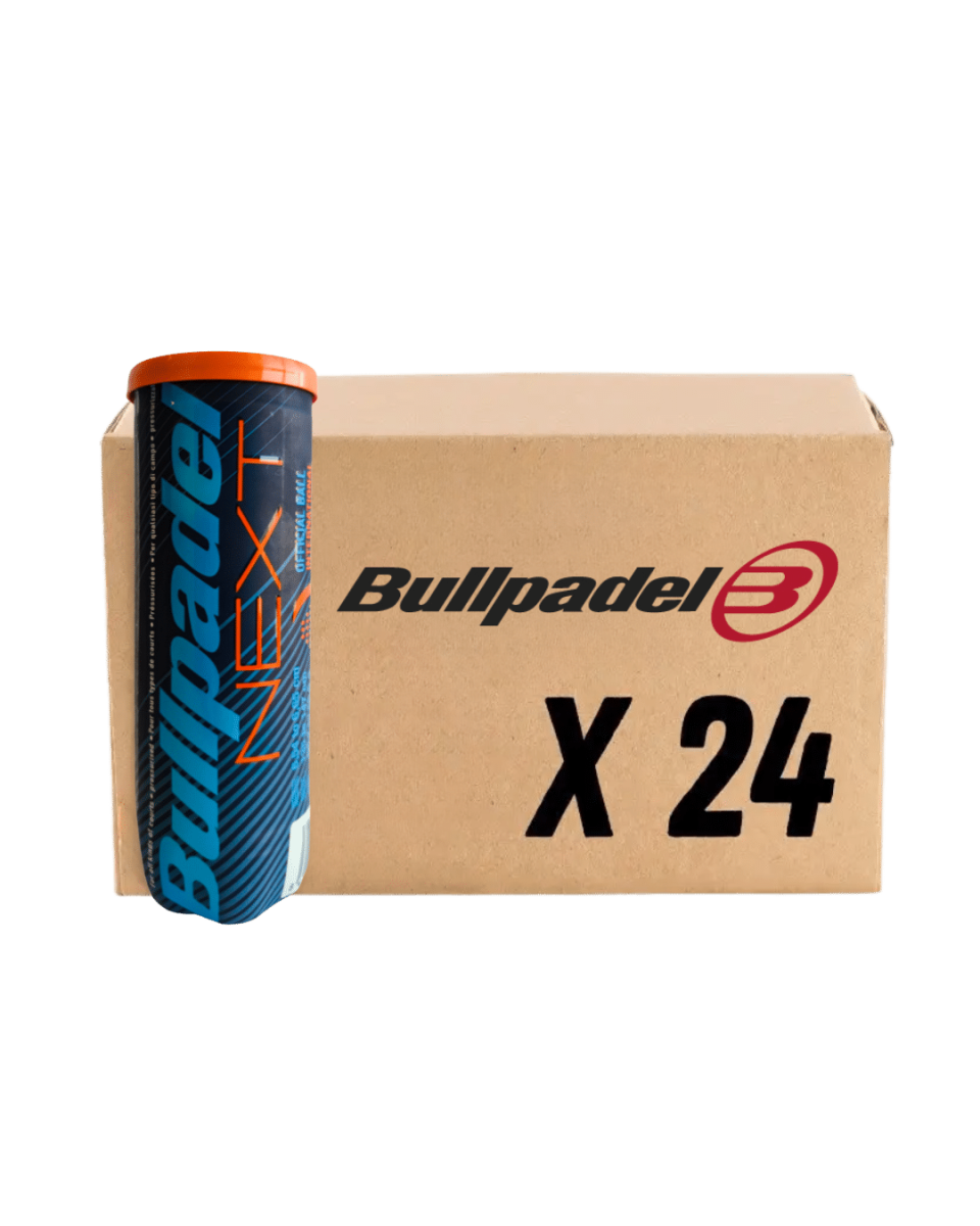 CARTON DE 24 TUBES DE BALLES BULLPADEL NEXT