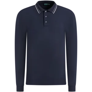 Chervo, Polo Manches Longues Alfabeto Homme, Marine