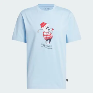 Adidas, Tee Shirt Chip Clasic Homme, Bleu