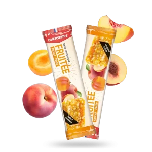 BARRE ENERGETIQUE FRUITEE OVERSTIMS ABRICOT PECHE