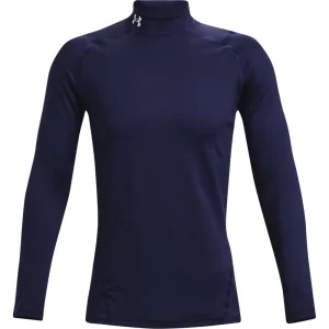 Under Armour, Homme, Baselayer à col montant, Navy