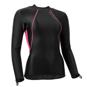 TOP CHILLPROOF MANCHES LONGUES FEMME SHARKSKIN