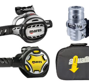 DETENDEUR ATLAS ADJ 62X MARES + OCTOPUS DUAL + SACOCHE AQUADIF MARES