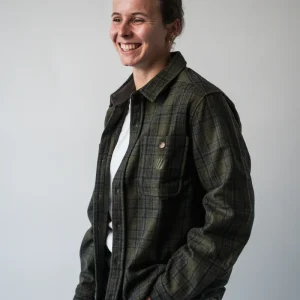 Chemise Mezenc laine  - Kaki