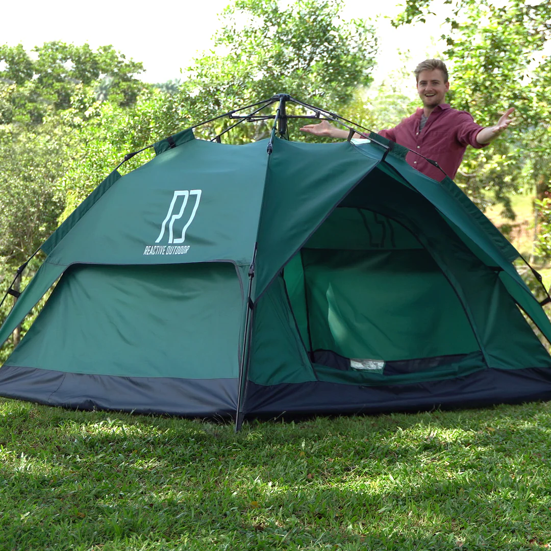 1 Small-Sized + 1 Large-Sized 3 Secs Tent + 2 FREE Camping Tarps (Family Package). – Image 7