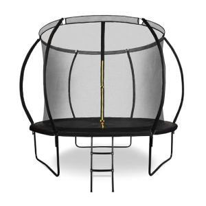 Hypermotion Trampoline Exterieur Enfant 3 Ans 244/305/366/430/487 cm Séchage Rapide et Déperlant – Excellente Élasticité de Saut – Trampoline de Jardin avec Filet de Sécurité