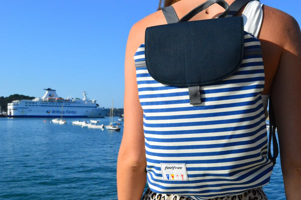 Mini Sac À Dos imperméable Marinière - Sailor – Image 3