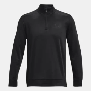Under Armour, Pull 1/4 Zip Homme, Noir