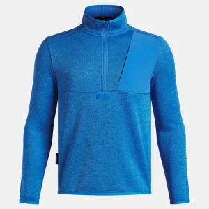 Under Armour, Pull SweaterFleece Homme, Bleu