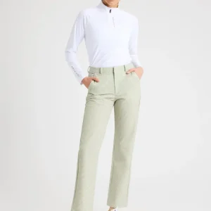 Rohnisch, Pantalon Fairway Brushed Dame, Vert / Blanc