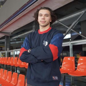 sweat col rond block relax