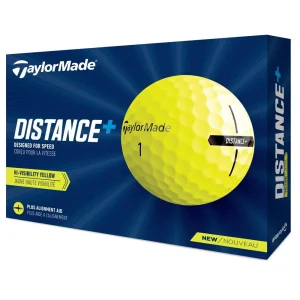 12 Balles Taylor Made Distance+ Yellow