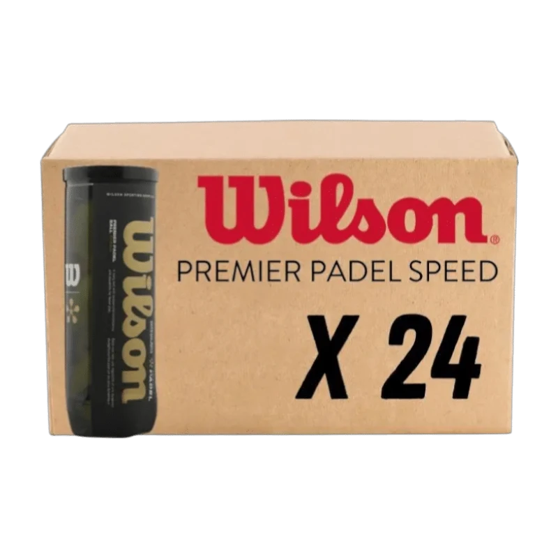 CARTON DE 24 TUBES DE BALLES WILSON PREMIER PADEL 3