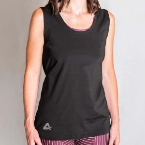 Débardeur de sport Noir Made in France Femme