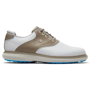 FootJoy, Chaussure Traditions Homme, Blanc / Marron