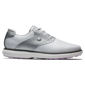 Footjoy, Dame, Traditions SL, Blanche, Gris, Violet