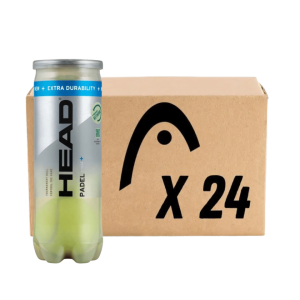 CARTON DE 24 TUBES DE BALLES HEAD PADEL PRO +
