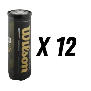 LOT DE 12 TUBES DE BALLES WILSON PREMIER PADEL SPEED 3