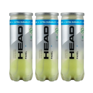 LOT DE 3 TUBES DE BALLES HEAD PADEL PRO +