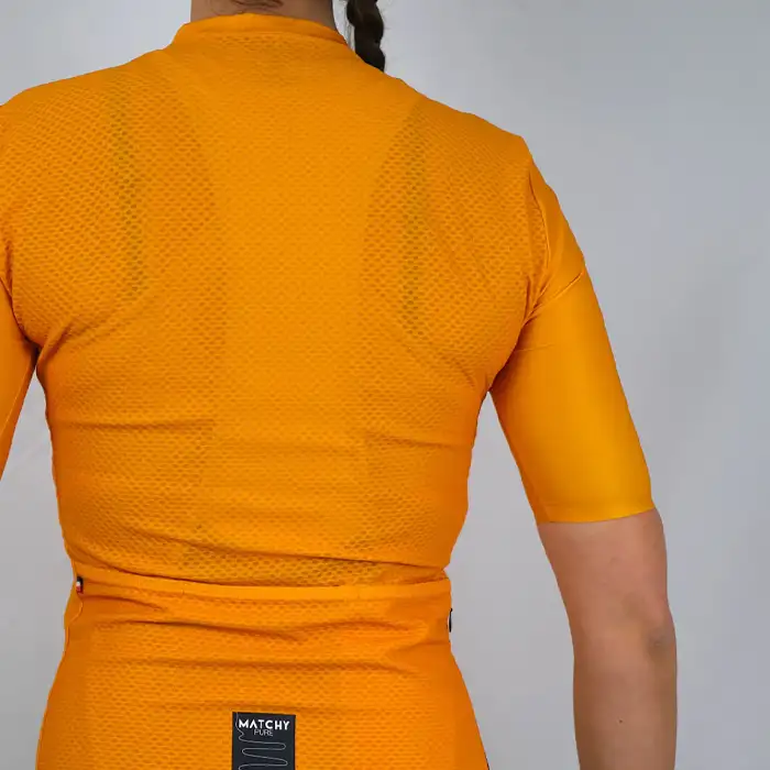 Maillot de cyclisme Made in France Jaune Maxine – Image 3