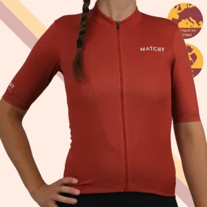 Maillot de cyclisme Essential Rouille F