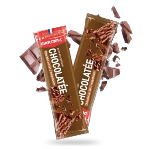 BARRE ENERGETIQUE CHOCOLATEE OVERSTIMS CHOCOLAT AU LAIT MAGNESIUM