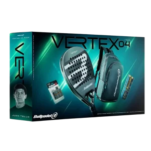 PACK RAQUETTE DE PADEL BULLPADEL VERTEX 04 COMFORT 2025