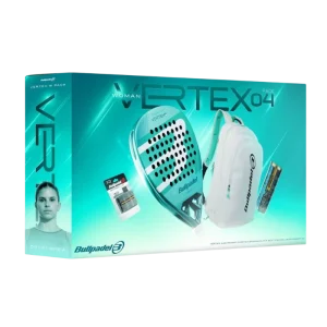 PACK RAQUETTE DE PADEL BULLPADEL VERTEX 04 W 2025