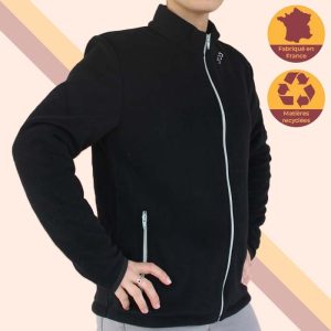 Polaire Made in France noire Femme Waner