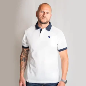 Polo Blanc Made in France Homme