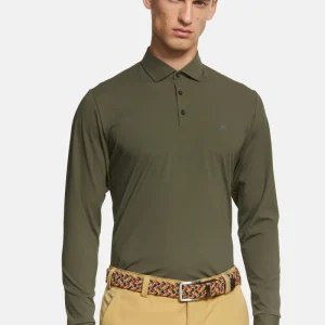 Meyer, Polo Manches Longues Bryson Homme, Olive