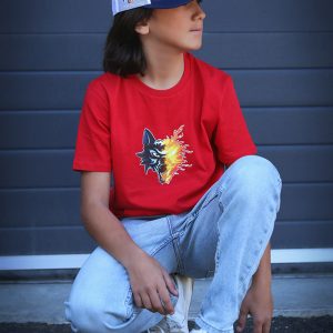 T-shirt enfant rouge