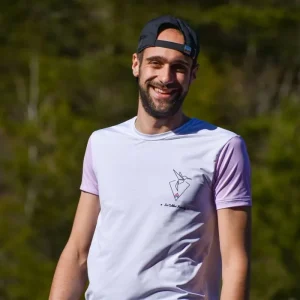 T-shirt de sport fabriqué en France Le Parme H – Le Colibri Frenchy